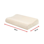 Pure Natural Latex Sleep Pillow Spine Support 30 x 50cm V63-841711