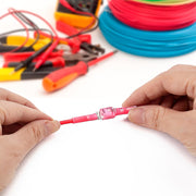 250pc Heat Shrink Spade Connectors Quick Disconnect Wire Electrical V63-841741