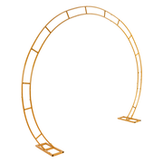 260cm Gold Metal Wedding Arch Round Balloon Birthday Party V63-841761
