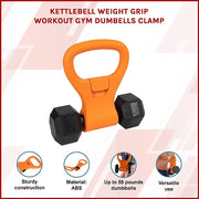Kettlebell Weight Grip Workout Gym Dumbells Clamp V63-841801