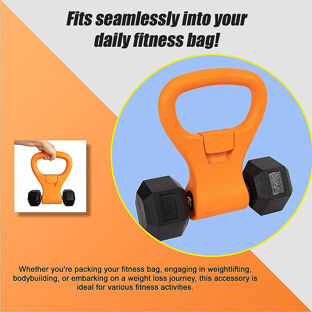 Kettlebell Weight Grip Workout Gym Dumbells Clamp V63-841801