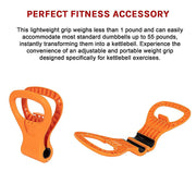 Kettlebell Weight Grip Workout Gym Dumbells Clamp V63-841801