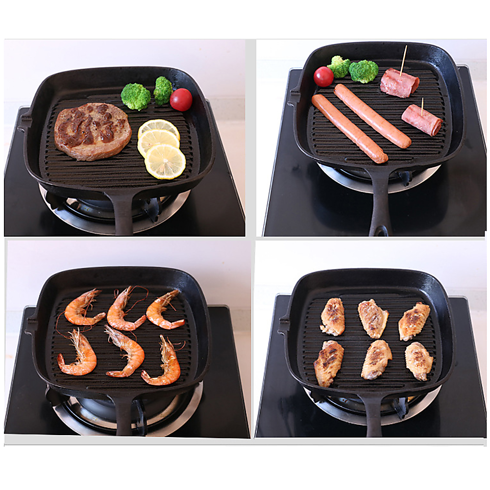 Grill Plate Non Stick Frying Pan Fry V63-841831