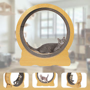 Cat Running Wheel w/ Carpet Runway Cat Exercise Wheel for Fitness Cat Treadmill V63-841891