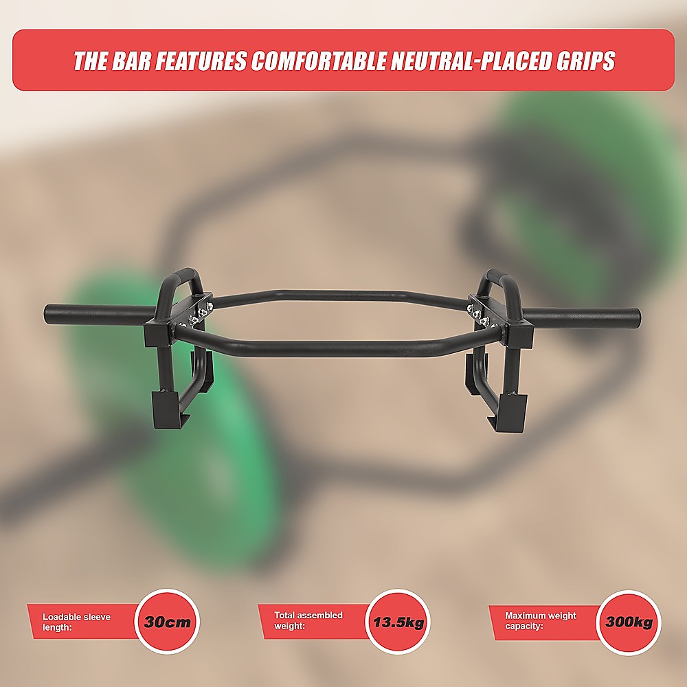 Barbell Olympic Trap Bar Hex Shrug Deadlift V63-841901