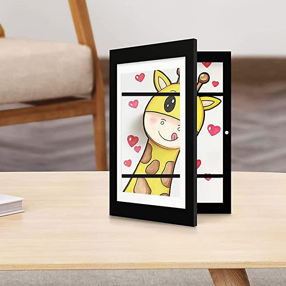 A4 Wooden Picture Frame For 50 Artworks Kids Art Display V63-841931