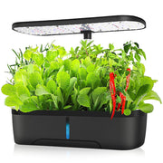 Hydroponics Growing System Indoor Germination Kit 12 Pods Home Gardening LED V63-841951