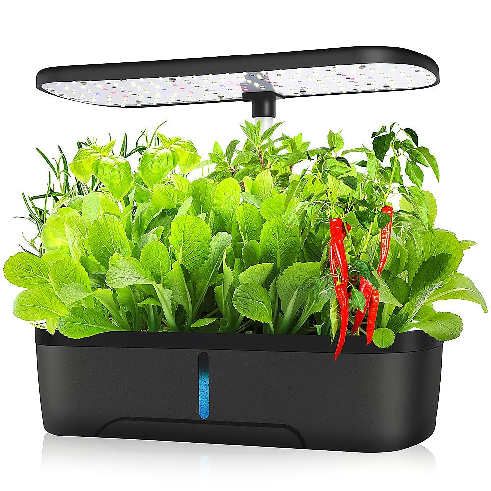 Hydroponics Growing System Indoor Germination Kit 12 Pods Home Gardening LED V63-841951