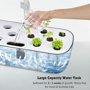 Hydroponics Growing System Indoor Germination Kit 12 Pods Home Gardening LED V63-841951