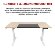 Standing Desk Electric Motorised Computer Desk Height Adjustable Sit Stand Table V63-841961