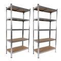 2 x 1.8M Garage Shelving Warehouse Rack Storage Shelves Pallet Racking V63-842041
