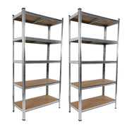 2 x 1.8M Garage Shelving Warehouse Rack Storage Shelves Pallet Racking V63-842041
