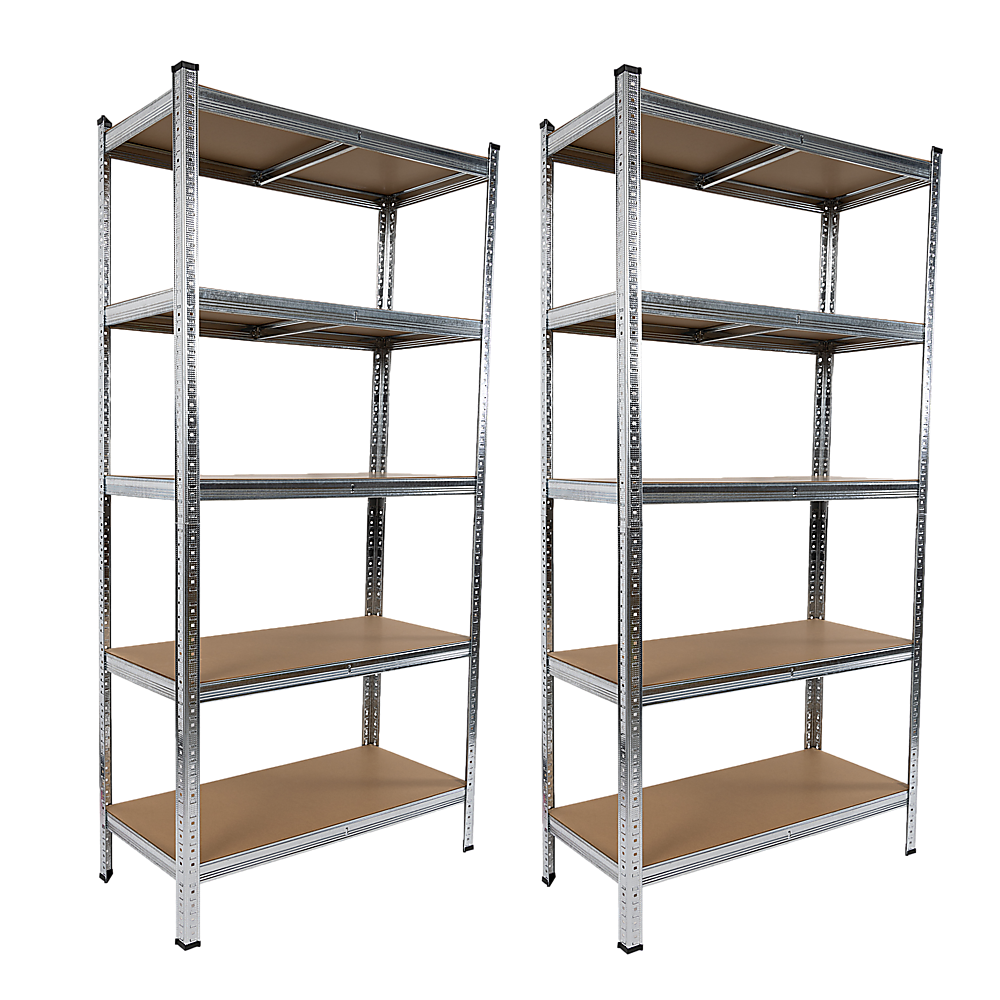 2 x 1.8M Garage Shelving Warehouse Rack Storage Shelves Pallet Racking V63-842041