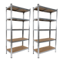 2 x 1.8M Garage Shelving Warehouse Rack Storage Shelves Pallet Racking V63-842041