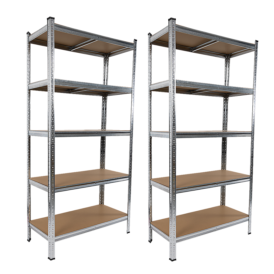 2 x 1.8M Garage Shelving Warehouse Rack Storage Shelves Pallet Racking V63-842041