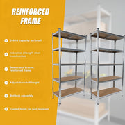 2 x 1.8M Garage Shelving Warehouse Rack Storage Shelves Pallet Racking V63-842041