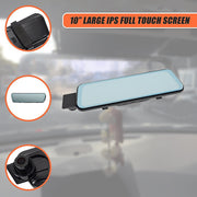 Dash Camera 1080P Front and Rear Smart Car DVR Recorder Night Vision 10" V63-842051