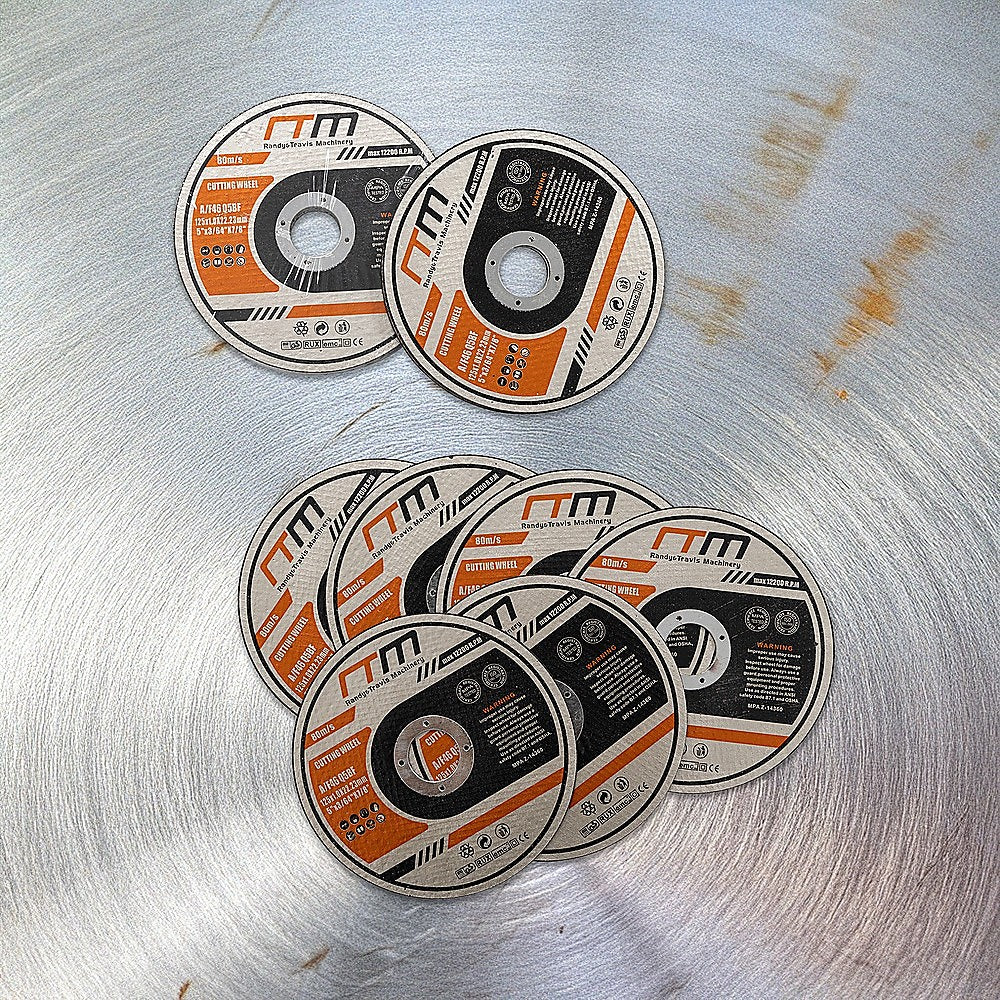 100 x Cutting Discs 125mm 5" Angle Grinder Disc Metal Cut Off Wheel Thin V63-842061