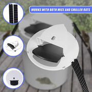 2 x Flip N Slide Bucket Lid Mouse Rat Trap Automatic Reusable V63-842071
