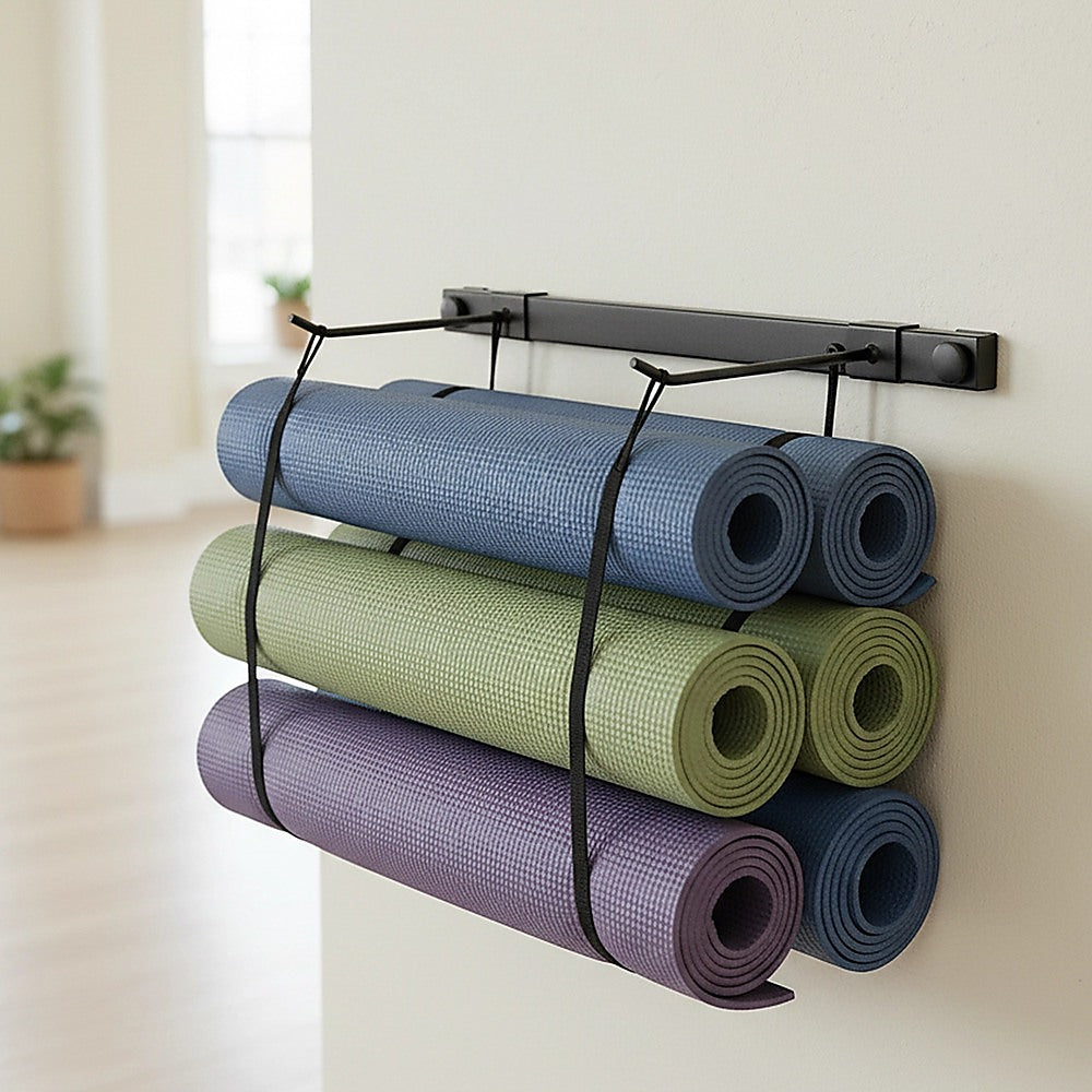 Wall Yoga Mat Gym Storage Rack Gymnastics V63-842101