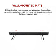 Wall Yoga Mat Gym Storage Rack Gymnastics V63-842101