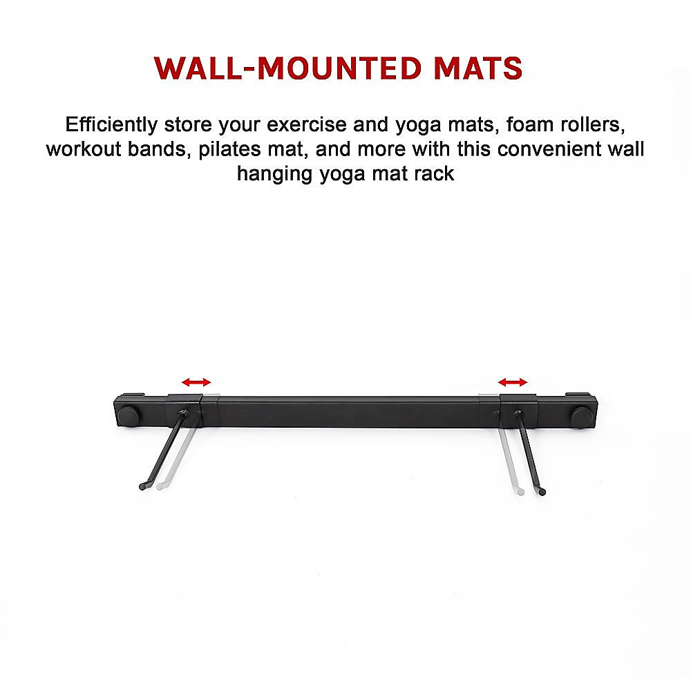 Wall Yoga Mat Gym Storage Rack Gymnastics V63-842101