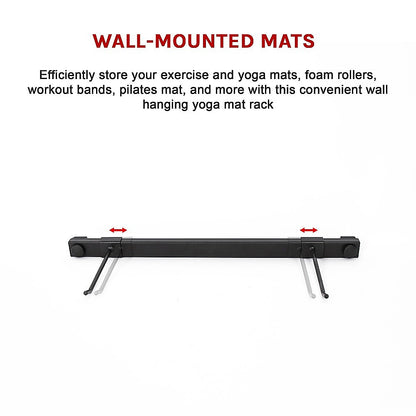 Wall Yoga Mat Gym Storage Rack Gymnastics V63-842101