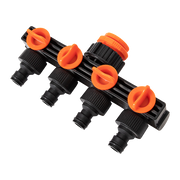 4 Way Hose Connector Tap Irrigation Garden Kit V63-842151