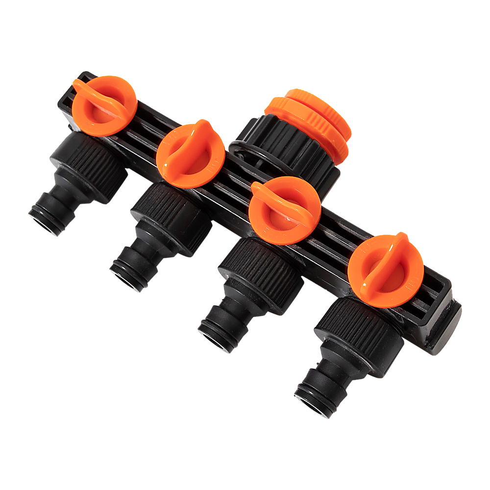4 Way Hose Connector Tap Irrigation Garden Kit V63-842151