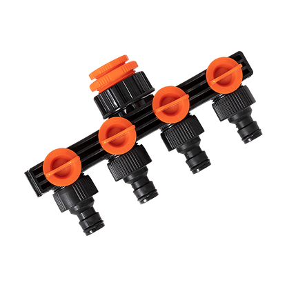 4 Way Hose Connector Tap Irrigation Garden Kit V63-842151