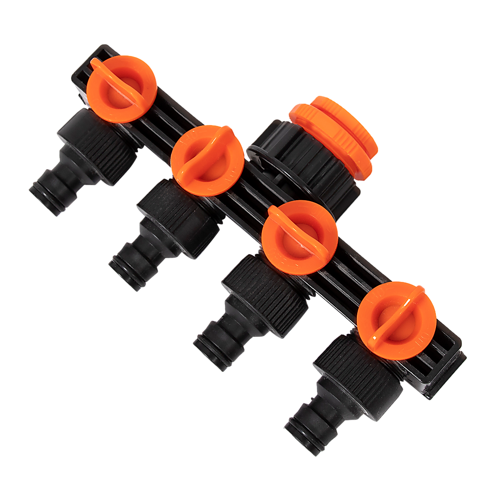 4 Way Hose Connector Tap Irrigation Garden Kit V63-842151