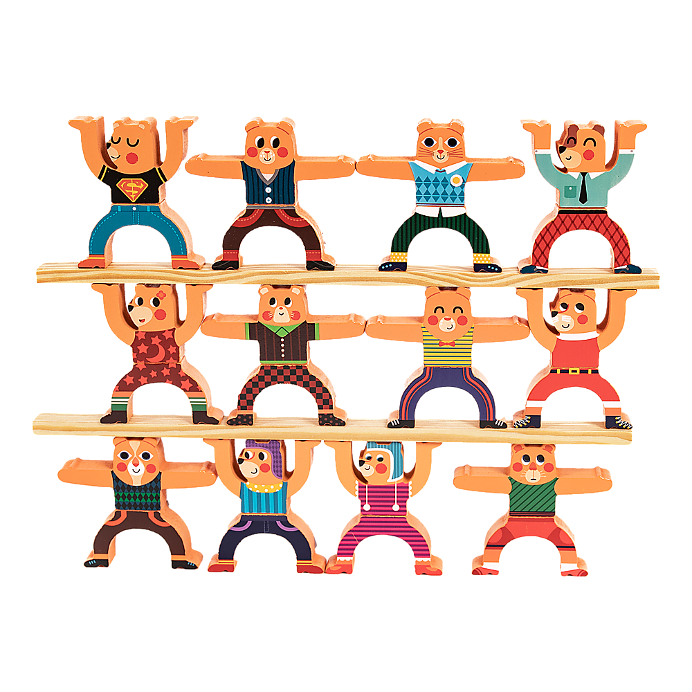 Balancing Stacking Blocks Educational Balance Wooden Acrobatic Toys Game V63-842191