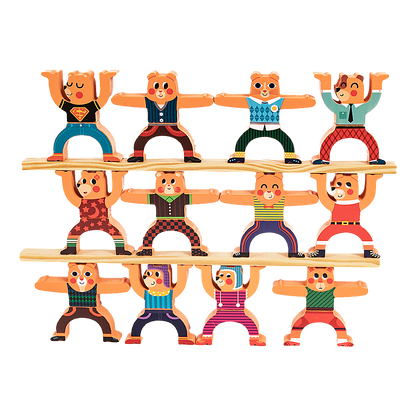 Balancing Stacking Blocks Educational Balance Wooden Acrobatic Toys Game V63-842191