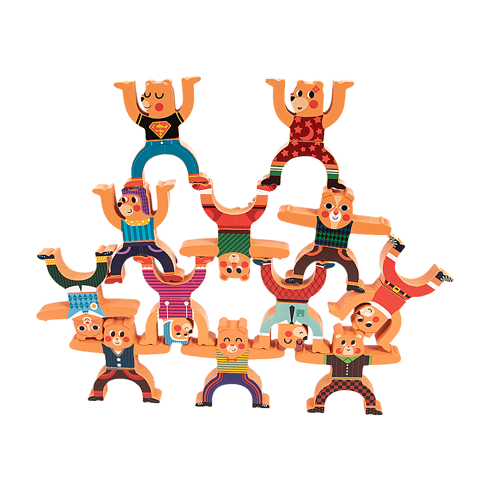 Balancing Stacking Blocks Educational Balance Wooden Acrobatic Toys Game V63-842191