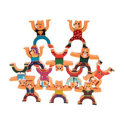Balancing Stacking Blocks Educational Balance Wooden Acrobatic Toys Game V63-842191