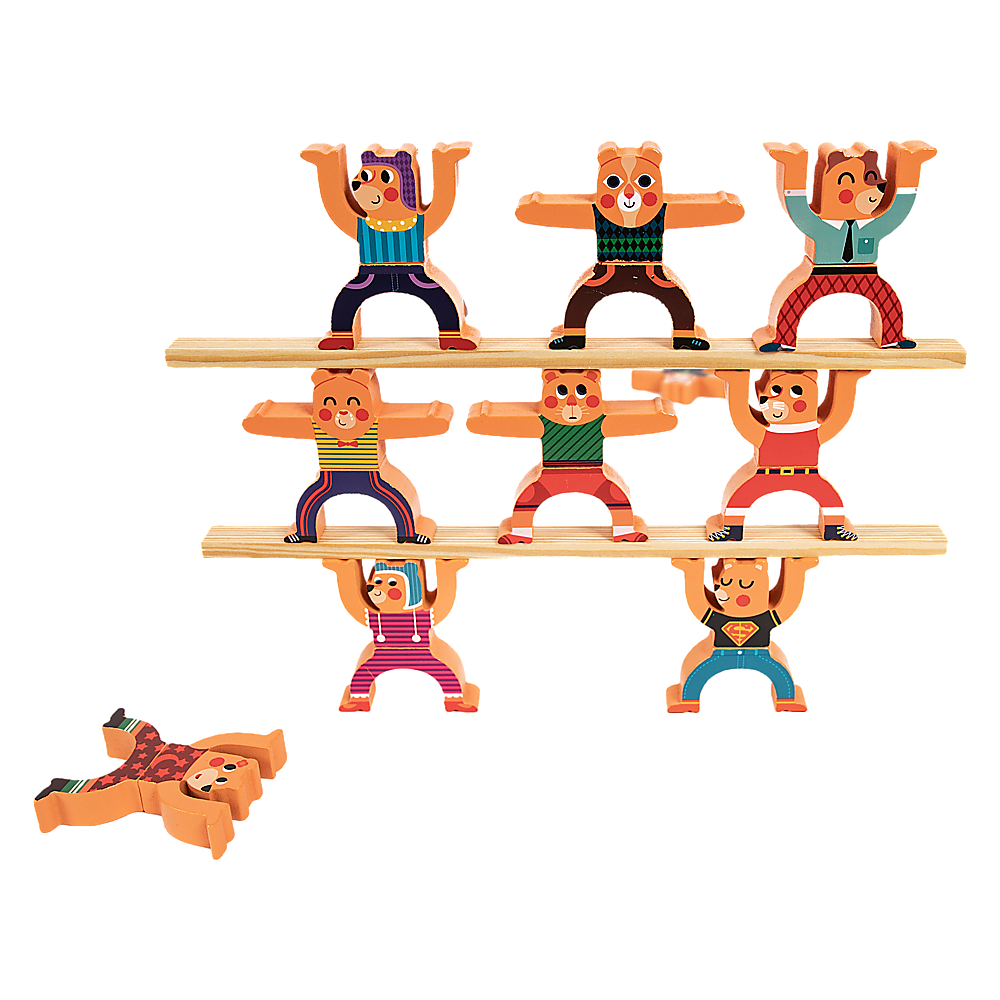 Balancing Stacking Blocks Educational Balance Wooden Acrobatic Toys Game V63-842191