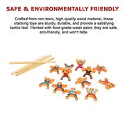 Balancing Stacking Blocks Educational Balance Wooden Acrobatic Toys Game V63-842191