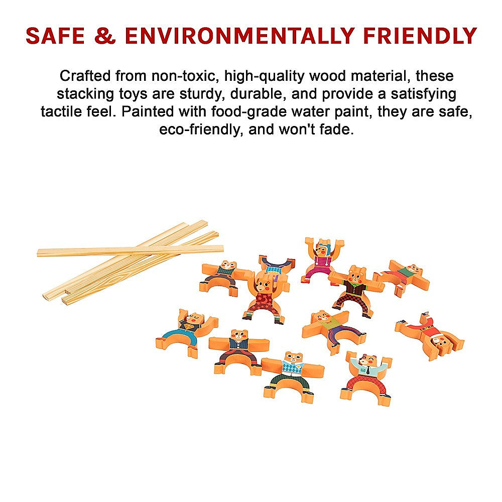 Balancing Stacking Blocks Educational Balance Wooden Acrobatic Toys Game V63-842191