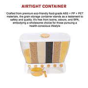 6 Grids Dispenser Storage Container Rice Cereal Beans Grain V63-842211