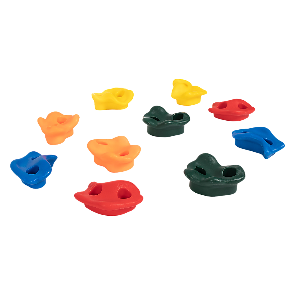 Deluxe 10 x Holds for Rock Climbing Wall Kids Outdoor Playground V63-842221