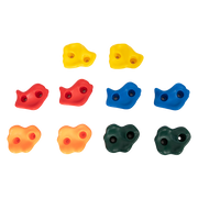 Deluxe 10 x Holds for Rock Climbing Wall Kids Outdoor Playground V63-842221