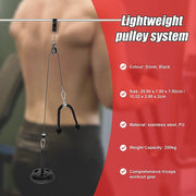 Fitness Pulley Set Gym Kit Tool Accessories Wire Rope V63-842231