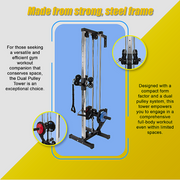 Wall Mounted Dual Pulley Tower V63-842241