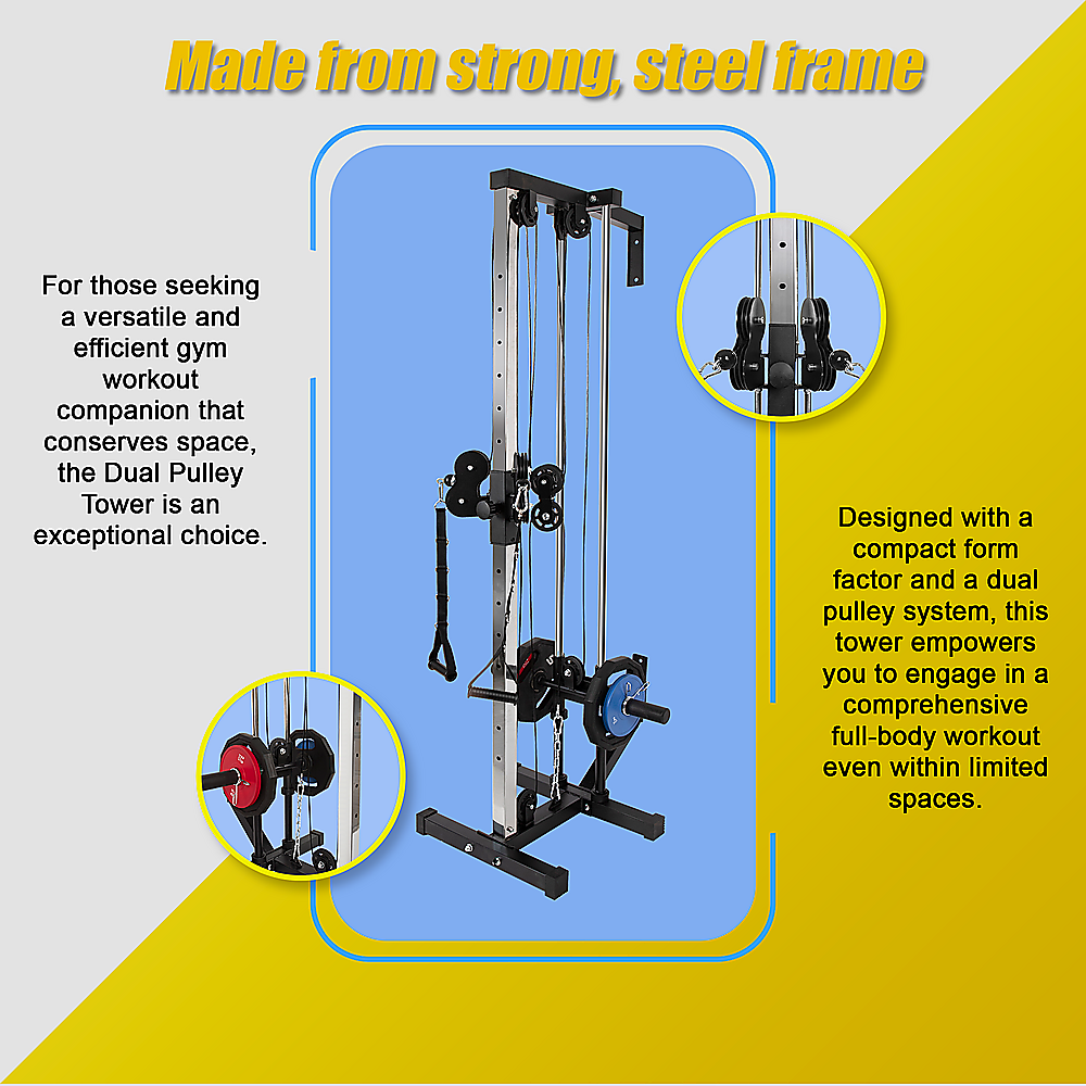 Wall Mounted Dual Pulley Tower V63-842241