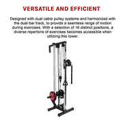 Wall Mounted Dual Pulley Tower V63-842241