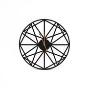 Large Metal Outdoor Wall Clock - Weather-Resistant for Garden and Home Decor V63-842261
