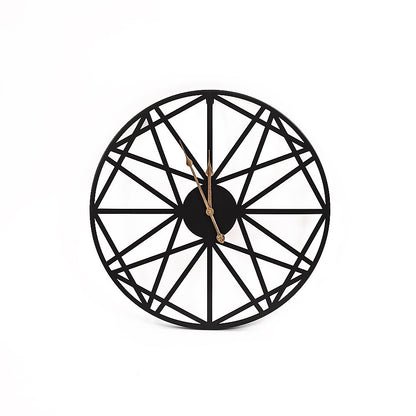 Large Metal Outdoor Wall Clock - Weather-Resistant for Garden and Home Decor V63-842261