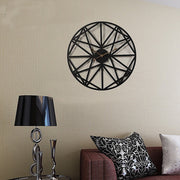 Large Metal Outdoor Wall Clock - Weather-Resistant for Garden and Home Decor V63-842261