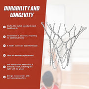 Heavy Duty Metal Pro Basketball Net Highly Durable Chain V63-842291