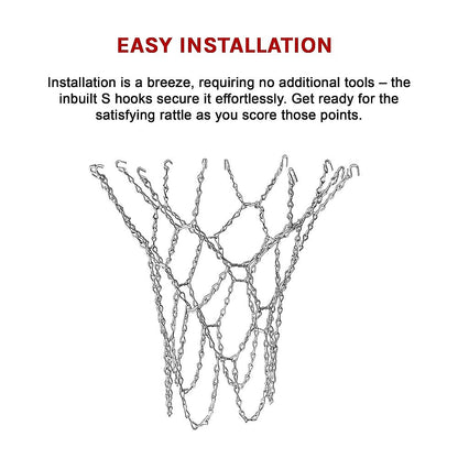 Heavy Duty Metal Pro Basketball Net Highly Durable Chain V63-842291